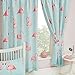Price Right Home Fifi Flamingo Lined Curtains 66