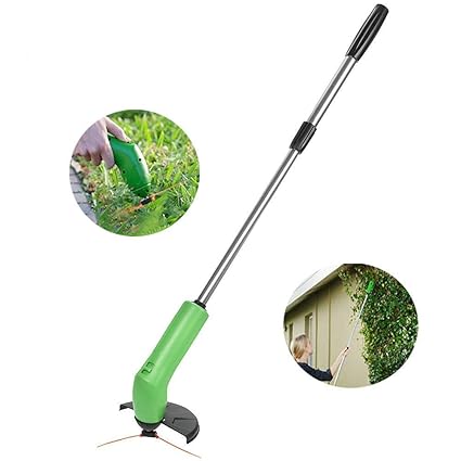 GLIVE (LABEL) Portable Cordless Garden Loan Mower Trimmer Garden Lawnmower Grass Edger Garden Weed Cutter Tools