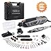 TACKLIFE Rotary Tool 200W Power Variable Speed with Upgraded Flex Shaft, 63 Accessories, 4 Attachments, Carrying Case, Multi-Functional for Around-The-House and Crafting Projects - RTD36AC