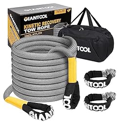 GIANTOOL Kinetic Recovery Rope, 7/8" x30ft