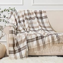 BATTILO HOME Buffalo Plaid Throw Blanket for Couch