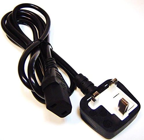 High Grade Microsoft Xbox One & Xbox 360 UK 3Pin to 2 Pin Power Cable Kettle Lead 1.8M Fused