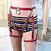Women's Leather Garter Body Cage Harness Waist Belts Adjustable Halloween Punk Club Costumes(YL-21Red)