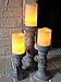 Kohree Flameless Candles Led Candles Lights Remote Control Candles with Timer, Real Wax Pillars Battery Operated (Pack of 6)
