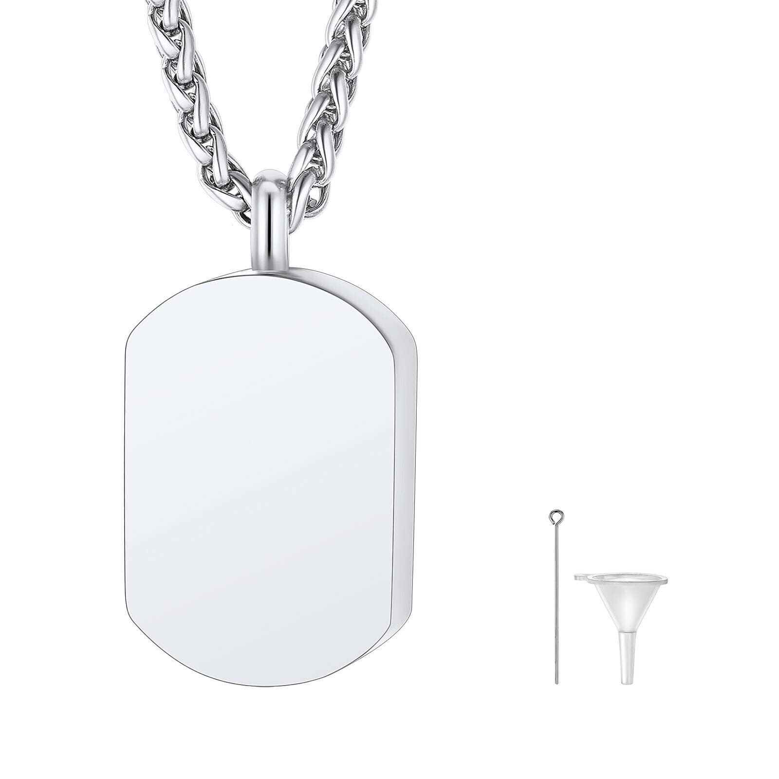 FindChic Ash Necklace for Human Ashes Urns Necklace in Memory Necklace Cremation Pendants for Ashes