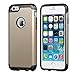 Phone 6s Plus Case, LUVVITT [Ultra Armor] Shock Absorbing Case Best Heavy Duty Dual Layer Tough Cover for Apple Phone 6/6s Plus Black /Metallic Gold