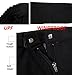 Spvoltereta Outdoor Thick Warm Women Straight Leg Pants Quick Dry Waterproof & Windproof With Fleece Liner For Hiking Trekking Snowmobiling Skiing (8, Black)