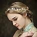 Oureamod Daisy Rustic Headbands Bridal Headpiece Rhinestone Prom Party Wedding Hair Accessories