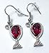 Prefen Alloy Wine Glass Earrings with Wine Tinted Crystal - Fun Wine Gift