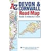 Devon & Cornwall Road Map Paperback – Gevouwen Kaart, 12 januari 2018