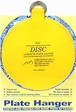 Flatirons Disc Adhesive Extra Large Plate Hanger Set (4 - 5.5 Inch Hangers)