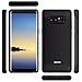 Galaxy Note 8 Case, Mascheri [Carbon Fiber Design] Shock Absorption Protective Dual Layer Military-Grade Defender Hybrid Case Cover for Samsung Galaxy Note 8 - Black
