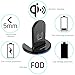 LOVPHONE Fast Wireless Charger,QI Wireless Charging Pad Stand 2-Coil Wireless Charger for iPhone X/iPhone 8/8 Plus/Galaxy Note 8/S8/S8 Plus/S7/S7 Edge/S6/S6 Edge/Note 5 and More