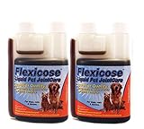Flexicose Liquid Glucosamine Pet Joint Care for Dogs, Cats and Horses 8 oz (Pack of 2)