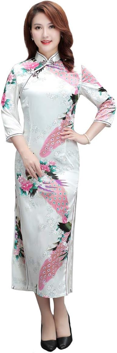Gyywan Oriental Femme Classique Robe De Mariage De Paon
