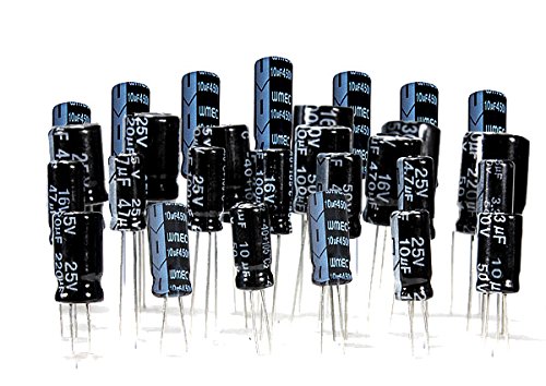 FrentalyÂ® 15 Value 200 pcs Electrolytic Capacitors Assorted Assortment Box kit Set Easy Use
