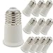 SooFoo 10 Pack Bulb Converter , Light Socket Extender Adapter E26/E27 to E26/E27 Durable Bulb Socket Extension, Fits LED/CFL Light Bulbs (10 Pack)
