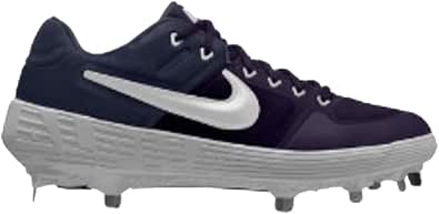 Amazon.com | Nike New Mens Alpha Huarache Elite 2 Low Baseball Cleats Navy/White Sz 13 M 
