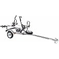 Malone MPG461KB MicroSport 2 Kayak Trailer with 2 J-Rack Kayak Carriers, 2 Bike Racks & Spare Tire | 20' / 800 lbs Capacity | Fully Submersible | Marine Grade Galvanized Steel Construction