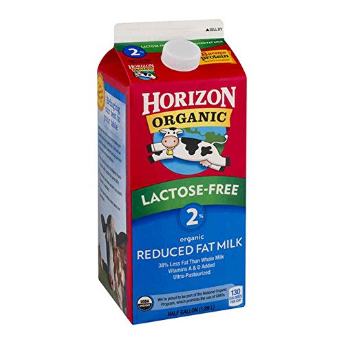 Horizon Organic Lactose Free 2 Percent Reduced Fat Up Milk, 0.5 Gallon 6 per case. in Saudi