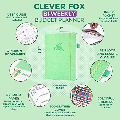 Clever Fox Bi Weekly Budget Planner Undated Financial Planner
