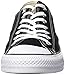Converse M9166- Chuck Taylor All Star Unisex Ox Low Top Black Sneakers, 10 Women/8 Men