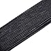 PandaHall Elite 1 Roll 1.5 mm Cowhide Round Leather Cords For Bracelet Neckacle Beading Jewelry Making 10 meter / 11 Yard Black