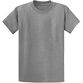 Joe's USA Men's Heavyweight Cotton T-Shirts in 60 Colors - Wholesale Bulk Tees in Sizes Small - 6XL and LT-4XLT