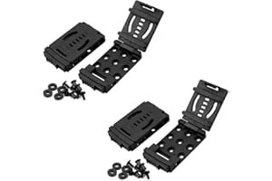 YCYU 2-Pack Knife Belt Clip Outdoor Loops Gun Blade Sheath Tool Lock with Mounting Hardware, Mag Pouches Sheath Holster, Universal Utility EDC Belt Clip Camping DIY Clip Gun Holsters(Black)