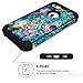 Hocase for iPhone 6s Case/iPhone 6 Case, Shockproof Heavy Duty Soft Silicone Rubber Bumper+Hard Plastic Hybrid Protective Case for iPhone 6s/iPhone 6 (4.7-inch Display) - Mandala in Galaxy