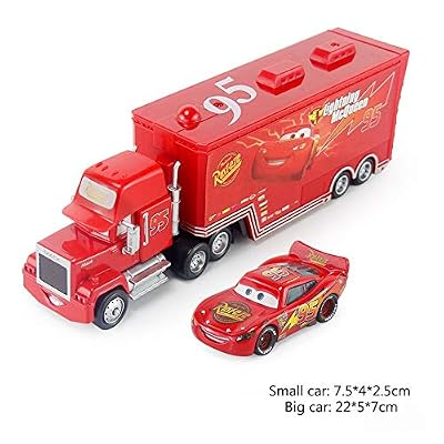 Diecasts Toy Vehicles Pixar Cars Toys Lightning McQueen City Construction Mack Truck The King Diecast Metal Modle Figures for Kids