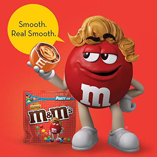 M&M'S Peanut Butter Chocolate Candy Party Size 34-Ounce Bag
