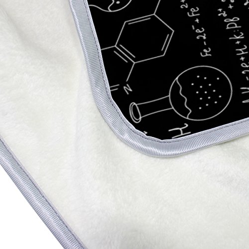 image for ALAZA Cooper girl Chemistry Laboratory Equipment Throw Blanket Soft Wa