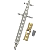 Gxencks T-Bar Nut Tool Fit for 1/4" Repair Hoses Stainless Steel | 5-1/4 inch stainless steel and bronze T-bar nut tool, Fit for 1/4 inch thread repair hose applications