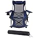 Seatopia Camping Recliner and Lounge Chair, Backpacking Folding Chair with Headrest, Footrest and Storage Bag for Outdoor Camping, BBQ, 300lbs Weight Capacity