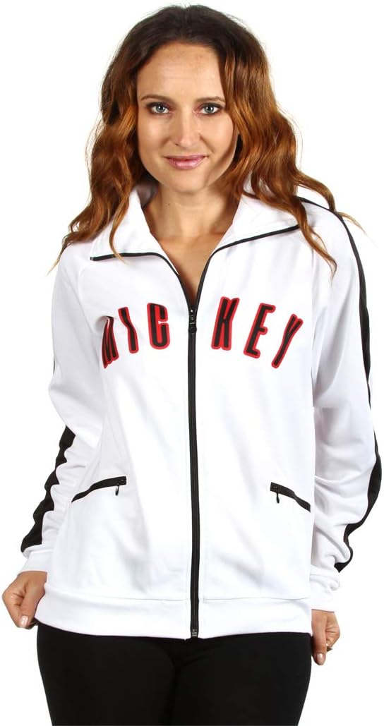 Disney Mickey Mouse Graphic Lightweight Long Sleeve Track Jacket