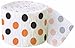 30ft Orange & Black Polka Dot Halloween Crepe Paper Streamers