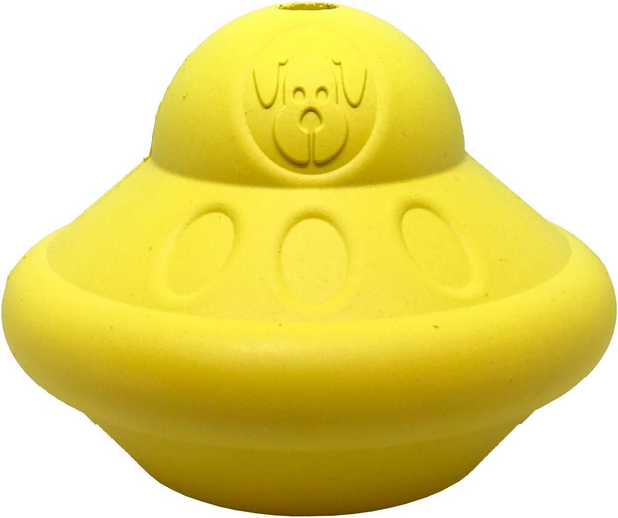 SodaPup Spotnik Dog Toy Flying Saucer Durable Rubber Dog