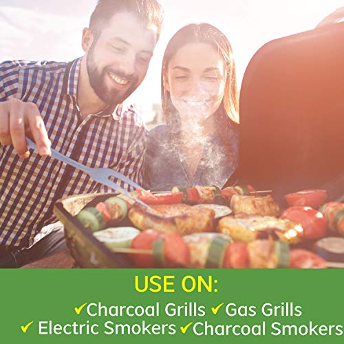 Smoking Wood Chips Apple Flavored, 2Lbs Wood Chips for Smokers & Grills, Bake, Roast, Braise and BBQ | USA Made