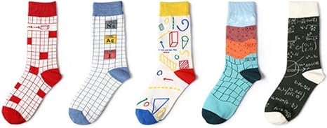 Amazon Co Jp Wxdpクルーソックス メンズソックス5ペアカップルショートソックスサイズ35 43分度器数学式弾性綿女性の靴下 ホーム キッチン