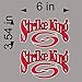 Strike King Fishing Logos/Pair / 6