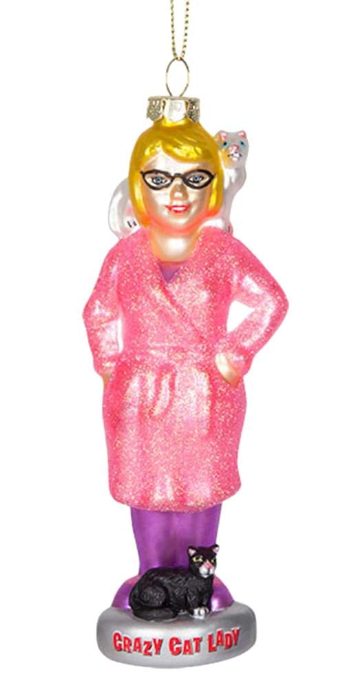 Mcphee Accoutrements Crazy Cat Lady Ornament Standard