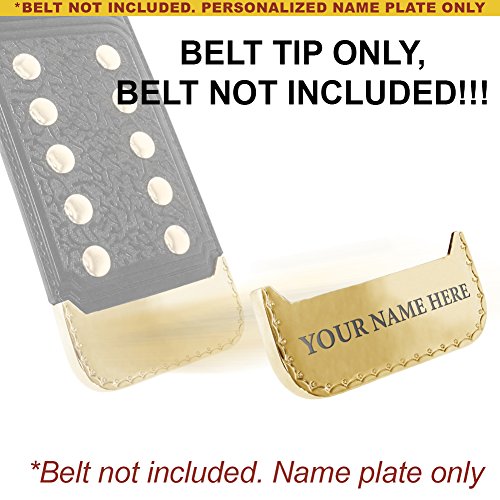 Personalized Gold Belt Tip for Adult WWE Championship Replica Belts