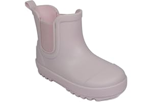 BEARPAW Toddler Rain Boots, Waterproof Rubber Kids Rainboot, Girls/Boys Light Water Shoes for Muddy Park/Hiking