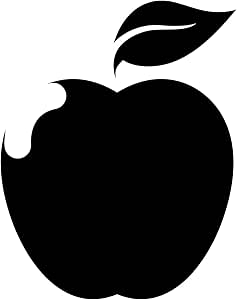 Apple Stencil Template - Reusable Stencil with Multiple Sizes Available ...