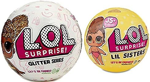 lol white glitter ball