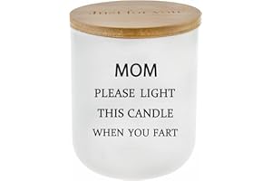 LIHOME Mothers Day Gifts from Daughter Son - Birthday Gifts for Mom, Best Mom Ever Gifts, Funny Mothers Day & Birthday & Thanksgiving & Christmas Gifts, Vanilla Coconut Candles(11.5oz)