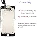 Screen Replacement For iPhone 6 Black, Fully Pre-Assembled LCD Display and Touch Screen Digitizer Replacement for A1549/A1586/A1589, Including Repair Tools