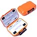 Agepoch Waterproof Fly Fishing Tackle Box Storage Box Fishing Lure Plastic Boxes for Bait Casting Fishing (Small/Orange)