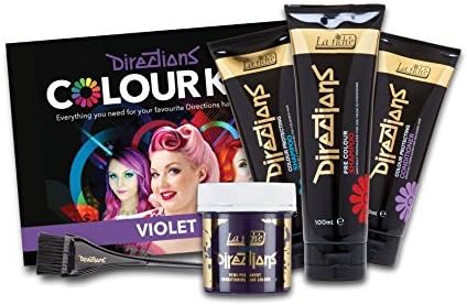 La Riche Directions Colour Kit Inc Shampoo, Hair Dye &amp; Conditioner 100ml-Violet by La Richie